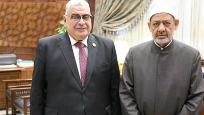 رئيس مجلس الدولة يشيد بجهود شيخ الأزهر في الدفاع عن قضايا الأمة