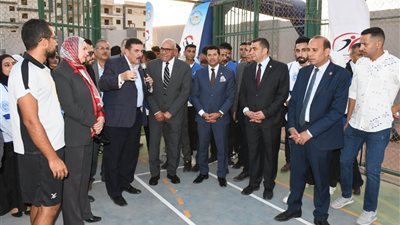 وزير الرياضة يشهد التشغيل التجريبي لمركز التنمية الشبابية بالسادس أكتوبر