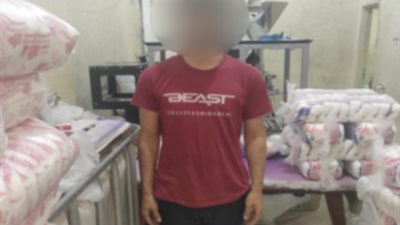 ضبط صاحب مصنع مواد غذائية بدون ترخيص في القاهرة