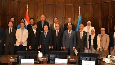 جامعة الإسكندرية تستقبل وفد جامعة كيوشو اليابانية