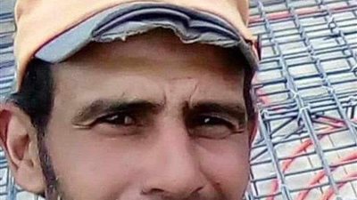 مصرع حداد سقط من الطابق الثاني اثناء عمله بمجمع إسلامي بالدقهلية