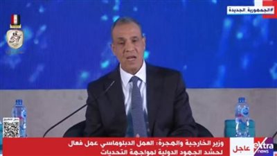 وزير الخارجية: الهجرة ظاهرة إيجابية بشرط أن تكون شرعية ومنظمة