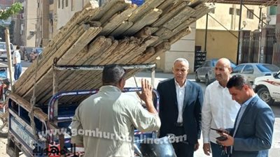 السكرتير العام يتفقد النظافة والتصدى للبناء المخالف ببنى سويف