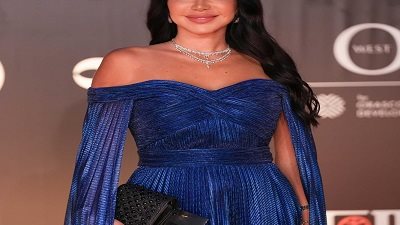 إنجي علاء تخطف الأنظار بفستان جذاب فى مهرجان الجونة السينمائى
