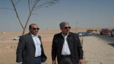 وزير السياحة والآثار يقوم بجولة تفقدية داخل منطقة أهرامات الجيزة