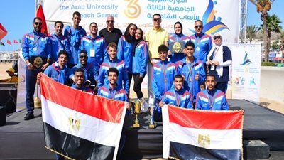 منتخب مصر للجامعات يحصد الذهبية والبرونزية بدورة الألعاب الشاطئية