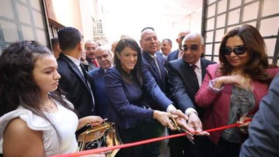 وزير العدل يفتتح مأمورية شهر عقاري وفرع توثيق عين شمس.. صور