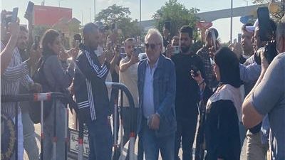 أحدث ظهور لسامح الصريطي فى جنازة حسن يوسف