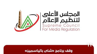 الأعلى للإعلام: وقف برنامج «شاى بالياسمين» ستة شهور وغرامة مائتى ألف جنيه