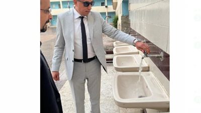 عطيه استمرارًا لمتابعاته الميدانية، في زيارة لإدارة العجوزة