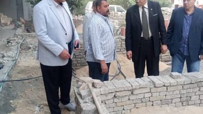 مدير تعليم القليوبية يتفقد مبنى إدارة غرب شبرا الخيمة