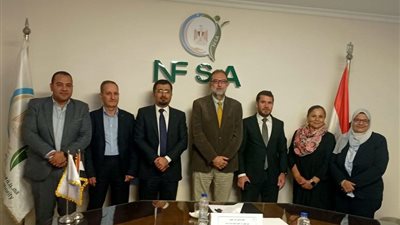 رئيس هيئة سلامة الغذاء يلتقى وفد مديرية الثروة الحيوانية بكردستان