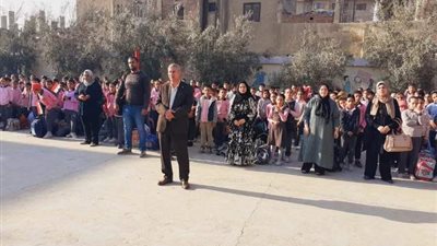 وكيل أول تعليم الشرقية يتابع مدرسة السناجرة الابتدائية