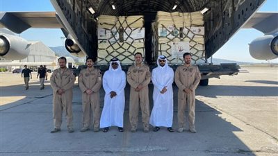طائرة قطرية تصل إلى بيروت تحمل مساعدات دعمًا للشعب اللبناني