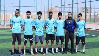 إنطلاق دورى كرة القدم الخماسية بجامعة طيبة التكنولوجية بالأقصر