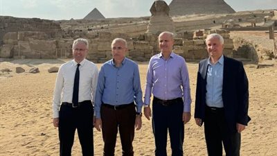 منطقة أهرامات الجيزة تستقبل وزير التعليم العالي التركي