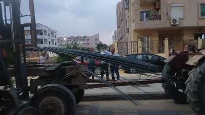 جهاز مدينة الشروق يزيل ويوقف 3 أدوار مخالفة ويصادر مواد البناء..