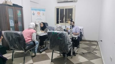 فحص ٢٥٠ مريضا فى قافلة الرمد المجانية لمؤسسة حياة آمنة بالغردقة