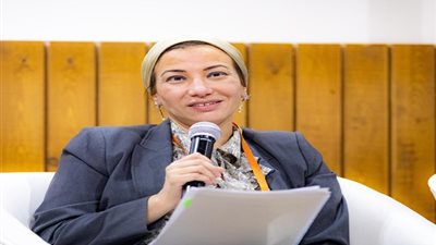 وزيرة البيئة تشارك في جلسة 