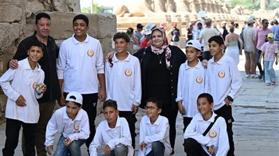 معبد الكرنك يستقبل أطفال المحافظات الحدودية