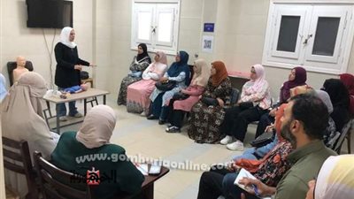 تدريب العاملين بصحة دمياط علي الإنعاش القلبي الرئوي