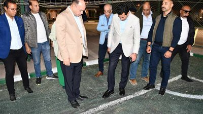 وزير الشباب يتفقد أعمال تطوير معسكر القرش بالإسماعيلية