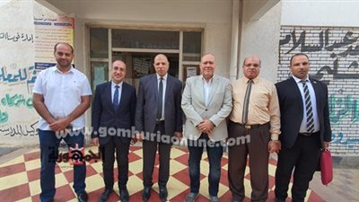 محمد صلاح يتفقد مدارس قويسنا وشبين الكوم محافظة المنوفية