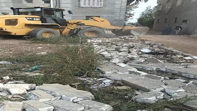ازالة 17 تعديا ب 4 مراكز بالبحيرة