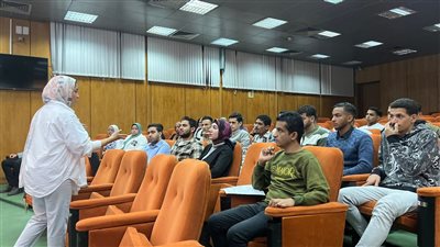 طلاب بني سويف التكنولوجية فى زيارة للمعهد القومي لعلوم الليزر