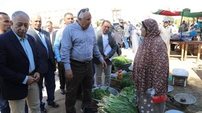 محافظ الوادى الجديد يقود التاجر لتخفيف العبء عن كاهل المواطن