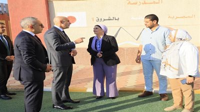 وزير التعليم يتفقد المدرسة المصرية اليابانية بالشروق لمتابعة المنظومة التعليمية بها