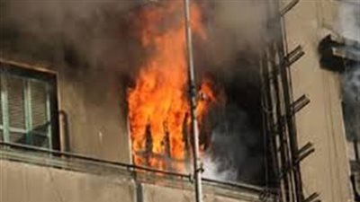إصابة شخص بحريق منزل في الدقهلية