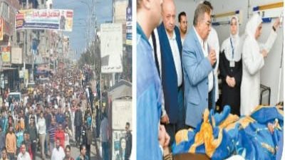 مدينة المطرية اتشحت بالسواد.. وأهالي الضحايا في حالة حزن علي فقدا