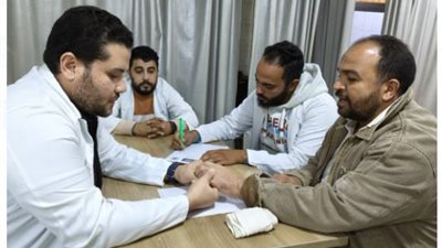 1800 مواطن استفادوا من قافلة جامعة القاهرة لمنطقة منشية البكارى