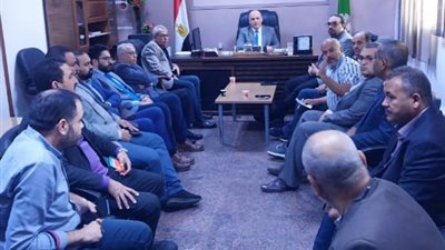 الشلقاني يناقش نقاط مهمة مع مديري المستشفيات الغير تابعة لصحة القليوبية