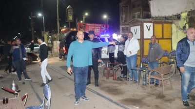 محافظ القليوبيه يتابع ازالة كافتيريا مقامة على قضبان السكة الحديد