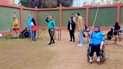 الرياضة لكل المصريين ..شعار المشروع القومى لذوى الإعاقة بكفر الشيخ