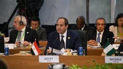 الرئيس يعلن انضمام مصر للتحالف العالمى لمكافحة الفقر والجوع