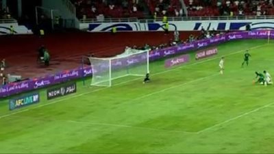 إتدونيسيا تتقدم بالهدف الثاني أمام السعودية..فيديو