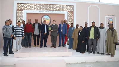 افتتاح دار المناسبات بجامعة جنوب الوادي
