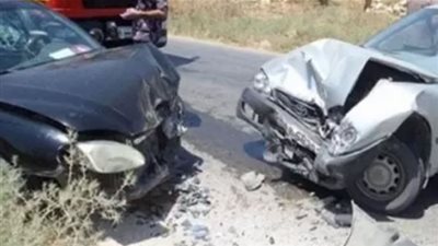 مصرع شاب وإصابة آخر أثر تصادم سيارتين فى قنا