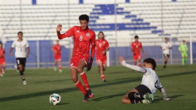 التعادل السلبي يحسم الشوط الأول بين مصر وتونس بدورة شمال أفريقيا