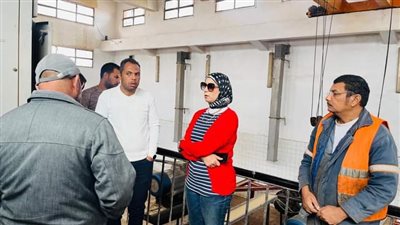 رفع درجة الاستعداد القصوى لمرافق الحي الصناعي الاول بالسويس