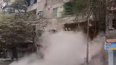 انهيار عقار سكني مكون من 5 طوابق بمنطقة مصر القديمة