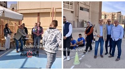 عميد رياضية السادات يتابع امتحانات الشفوى والعملى لليوم الرابع