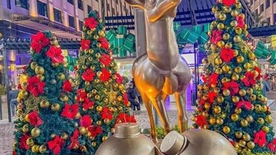 للتنزة.. أماكن تواجد ديكورات الكريسماس وشجر عيد الميلاد