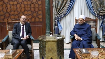 شيخ الأزهر يستقبل وزير العمل لبحث سبل التعاون المشترك