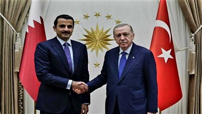 الرئيس التركي وأمير قطر يبحثان مرحلة إعادة إعمار سوريا