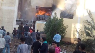 خسائر بملايين الجنيهات حريق هائل بمصنعين للأثاث بدمياط الجديدة