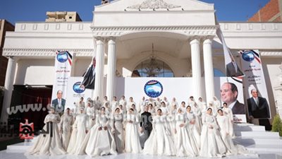 مستقبل وطن بالمنوفية ينظم احتفالاً بزفاف 50 عروسٱ من غير القادرين